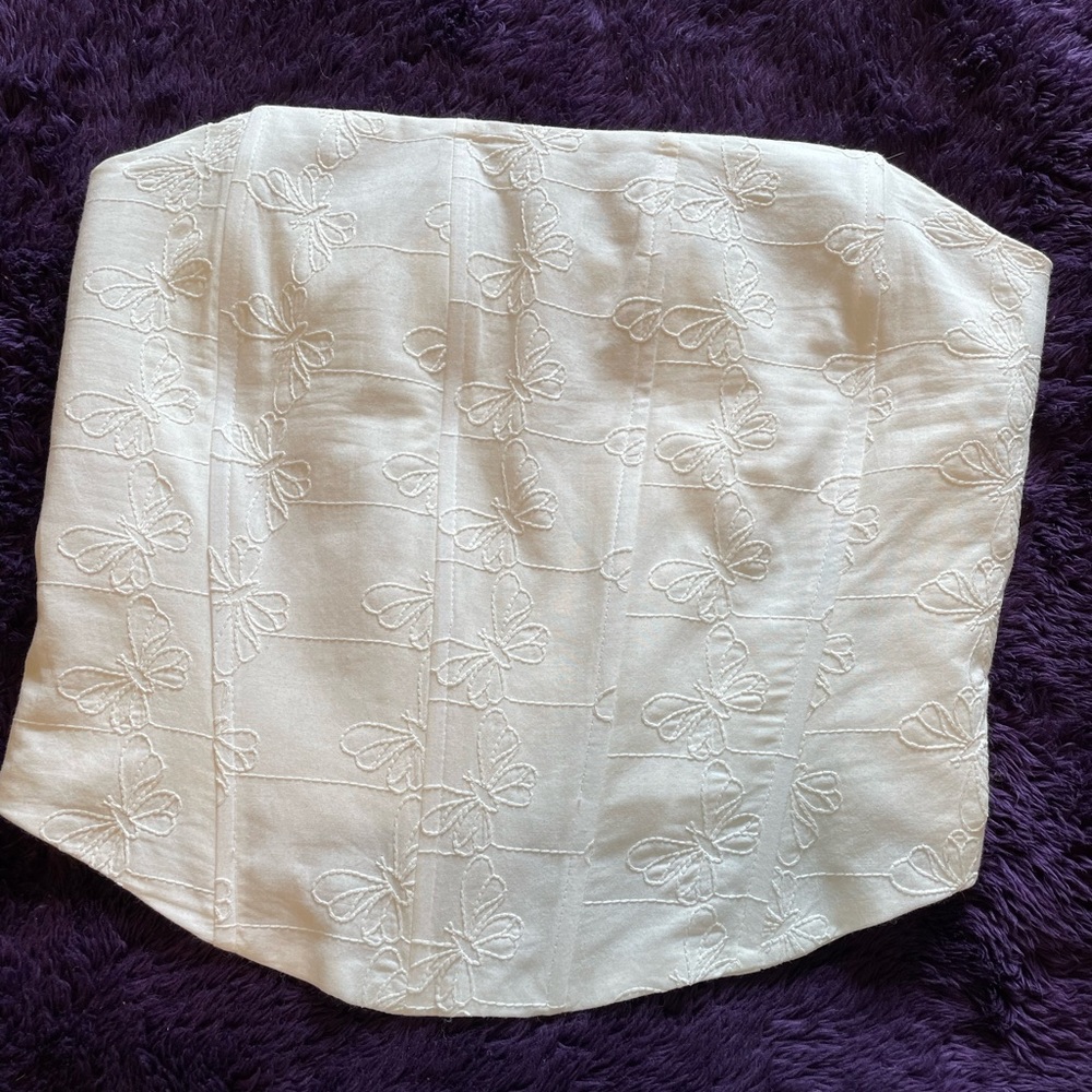 Women’s Zara Butterfly Corset Top Size Large